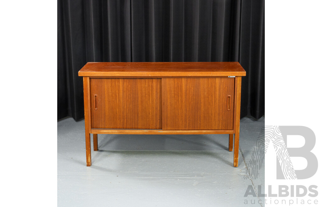 Vintage Two Door Office Credenza