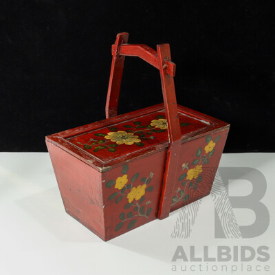 Wooden Chinese Style Basket
