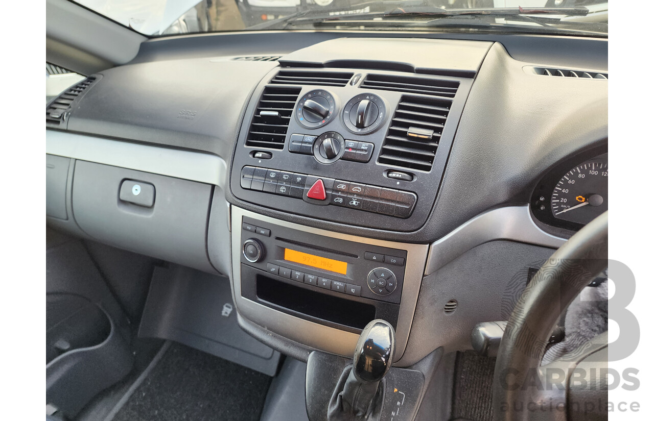 12/2008 Mercedes-Benz Vito 120cdi Extra LONG MY08 2d Van White 3.0L