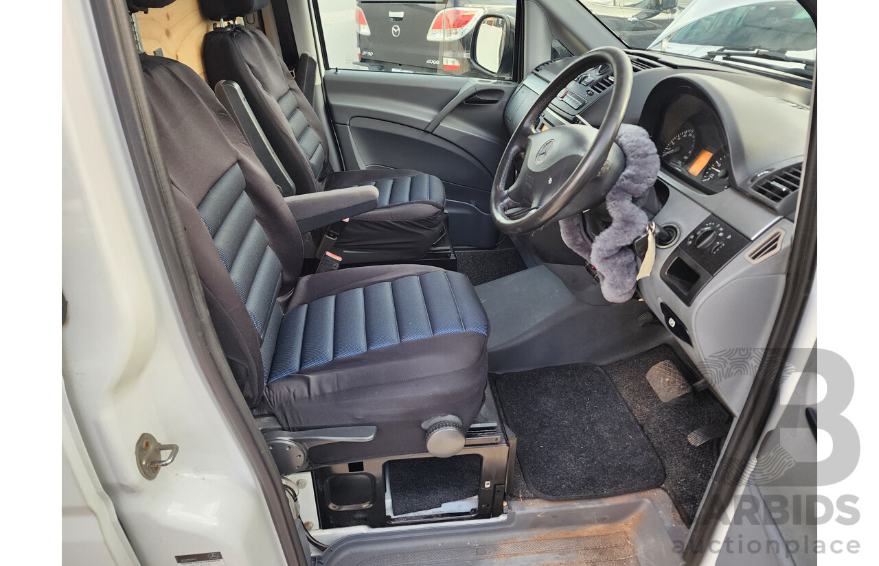 12/2008 Mercedes-Benz Vito 120cdi Extra LONG MY08 2d Van White 3.0L