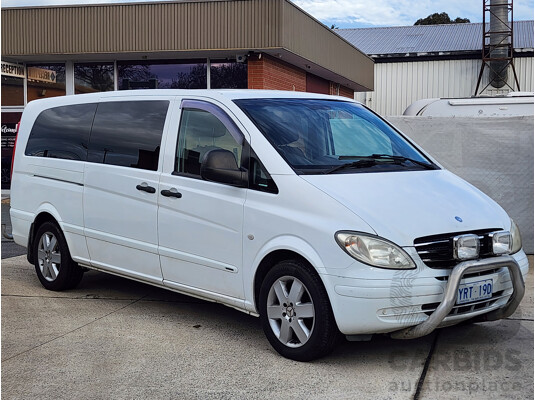 12/2008 Mercedes-Benz Vito 120cdi Extra LONG MY08 2d Van White 3.0L