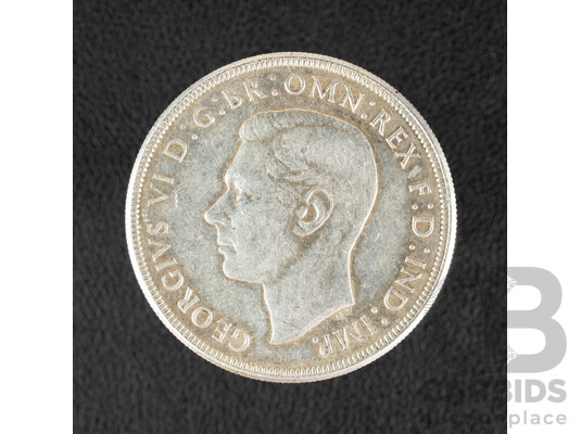 Australian 1937 KGVI Silver Crown .925
