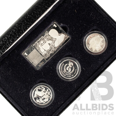 Australian RAM 1990 Masterpieces in Silver Proof Set, The Silver Dollars .925