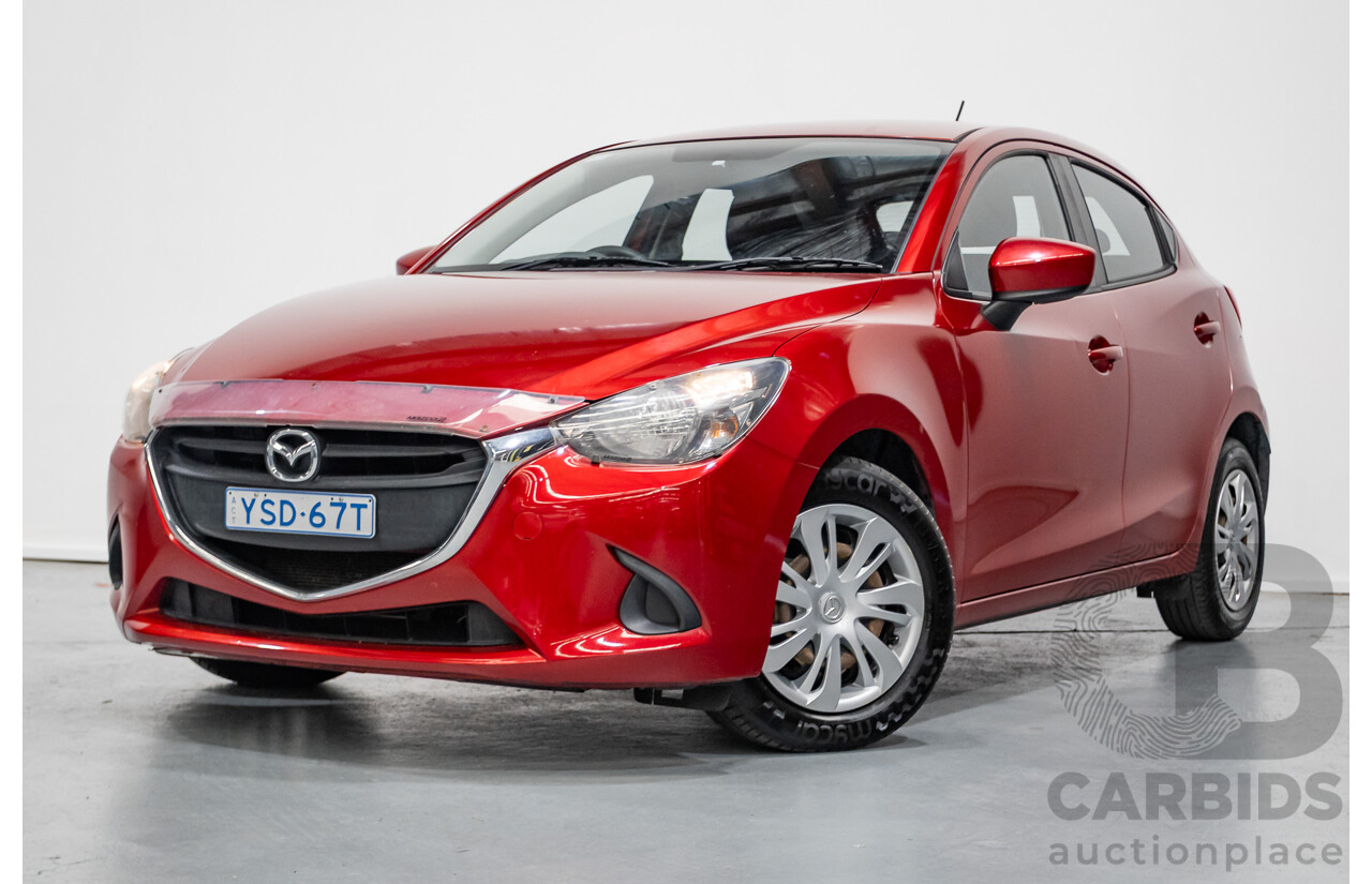05/2015 Mazda Mazda2 NEO DJ 5D Hatchback Soul Red 1.5L
