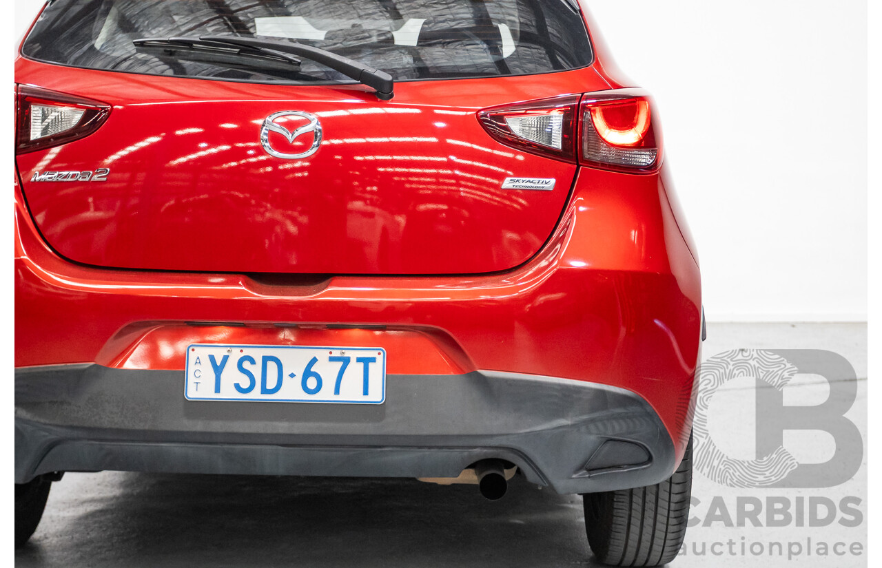 05/2015 Mazda Mazda2 NEO DJ 5D Hatchback Soul Red 1.5L