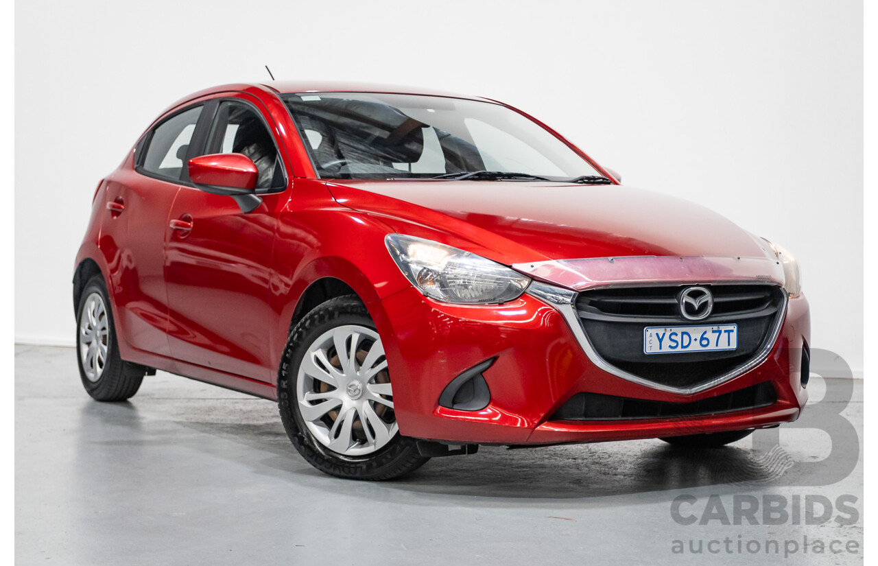 05/2015 Mazda Mazda2 NEO DJ 5D Hatchback Soul Red 1.5L