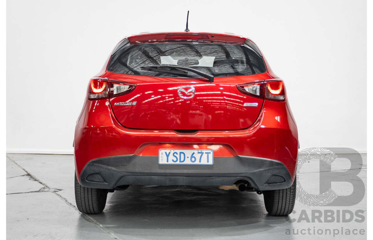 05/2015 Mazda Mazda2 NEO DJ 5D Hatchback Soul Red 1.5L