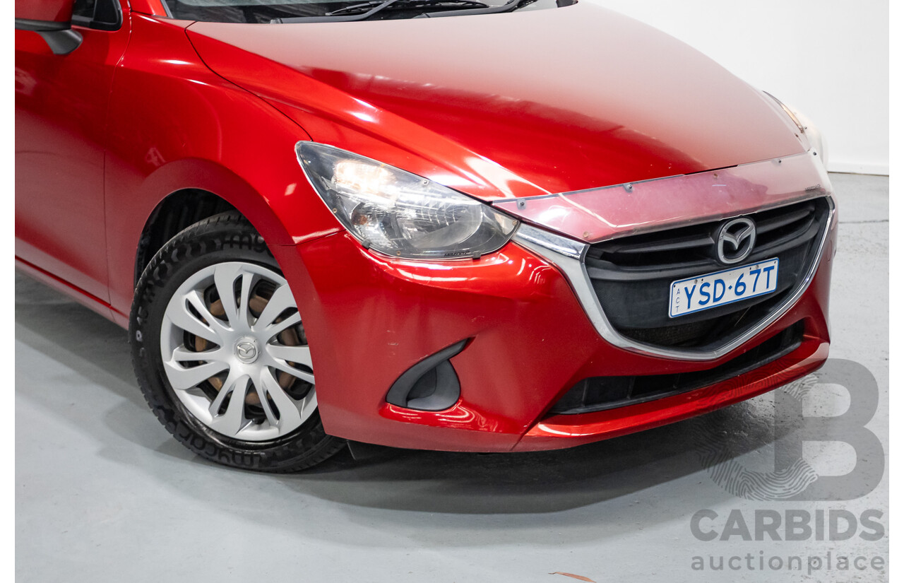 05/2015 Mazda Mazda2 NEO DJ 5D Hatchback Soul Red 1.5L