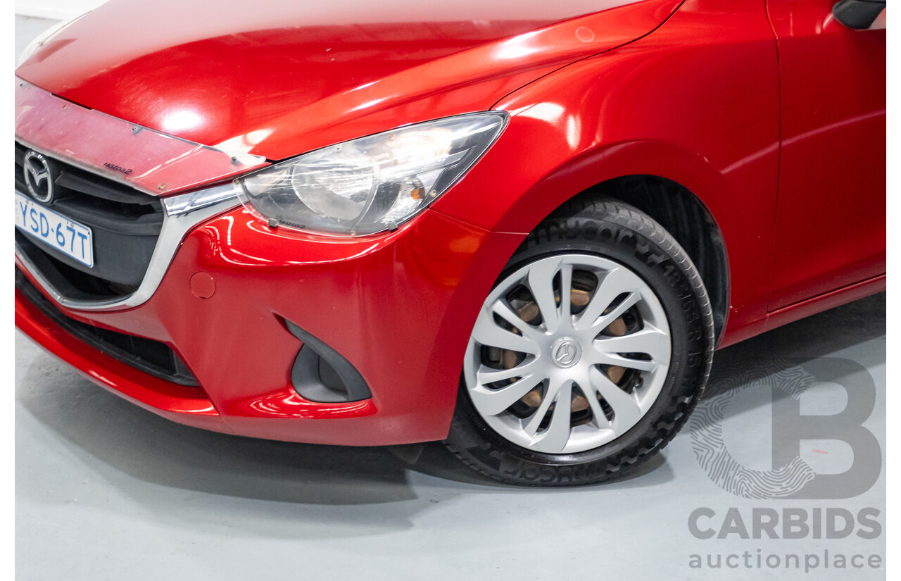 05/2015 Mazda Mazda2 NEO DJ 5D Hatchback Soul Red 1.5L