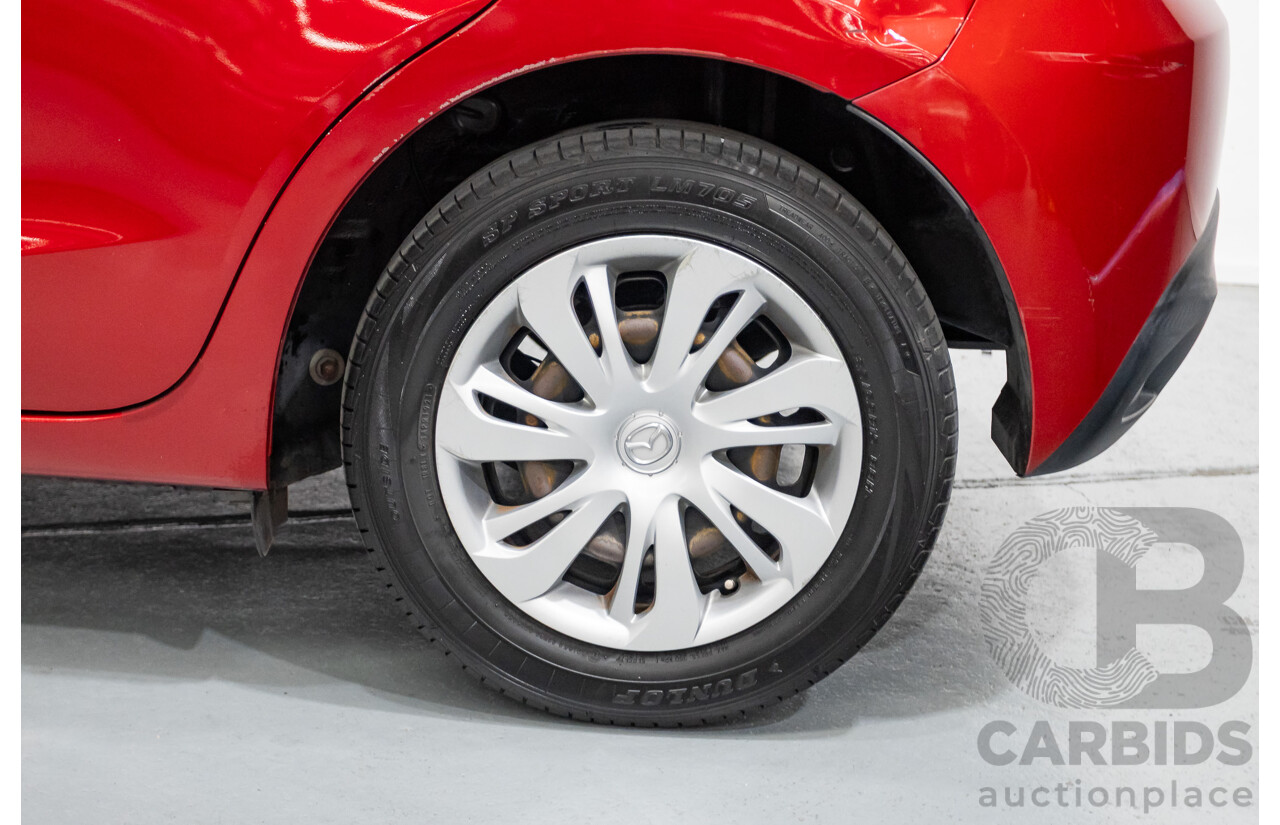 05/2015 Mazda Mazda2 NEO DJ 5D Hatchback Soul Red 1.5L