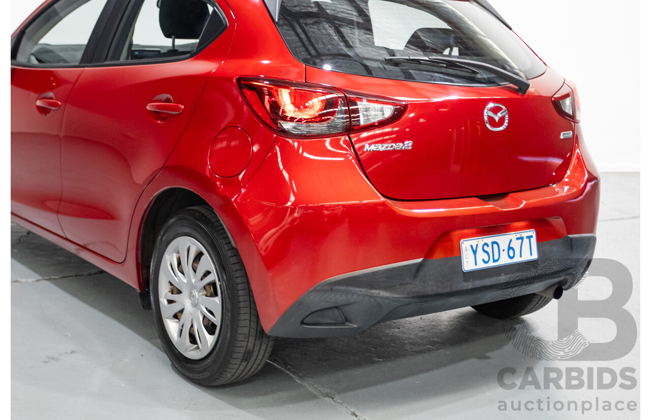05/2015 Mazda Mazda2 NEO DJ 5D Hatchback Soul Red 1.5L