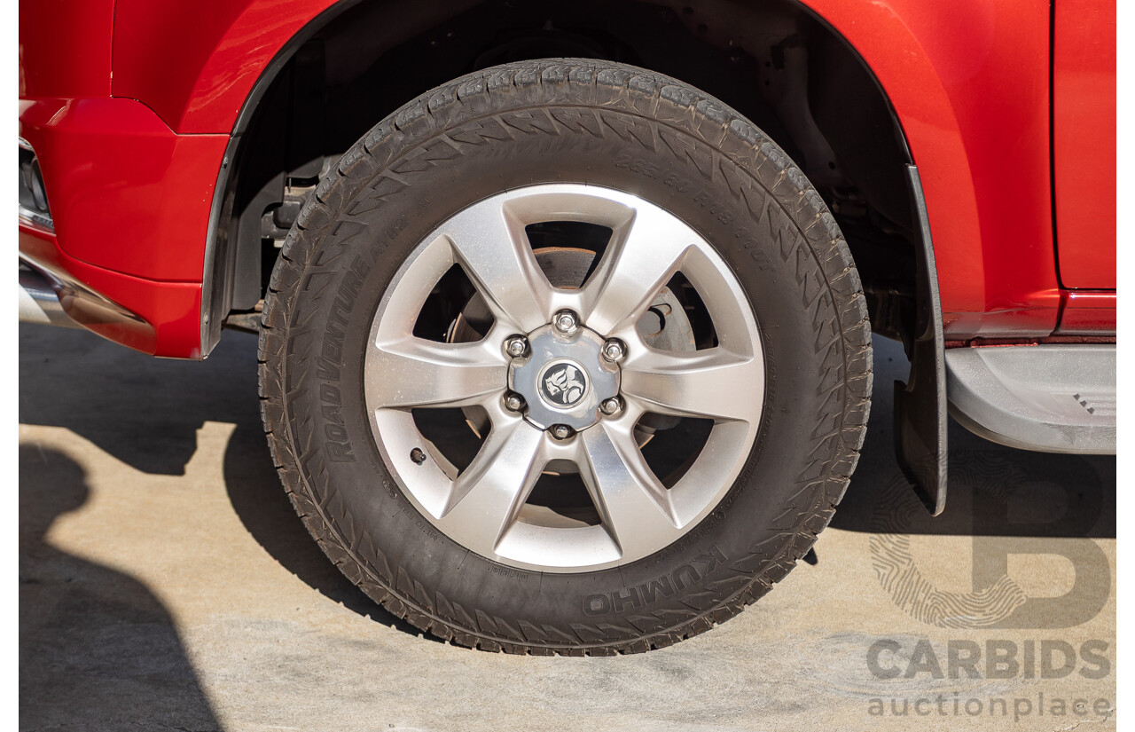07/2015 Holden Colorado 7 LTZ (4x4) RG MY16 4D Wagon Solar Red Turbo Diesel  2.8L