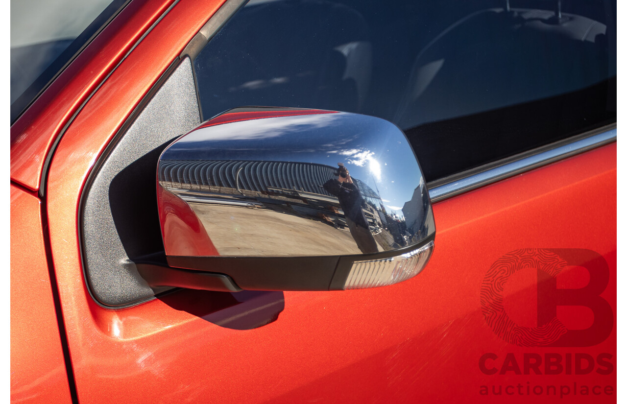 07/2015 Holden Colorado 7 LTZ (4x4) RG MY16 4D Wagon Solar Red Turbo Diesel  2.8L