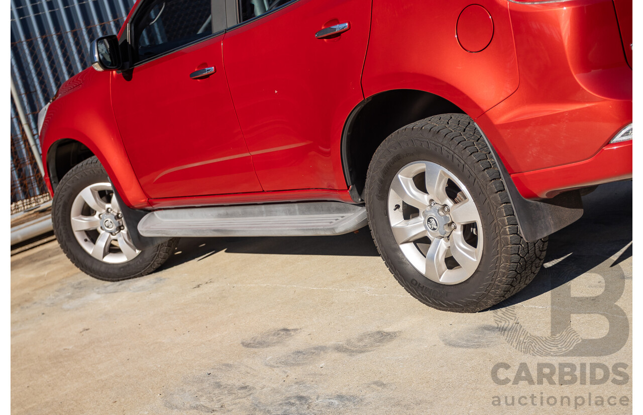 07/2015 Holden Colorado 7 LTZ (4x4) RG MY16 4D Wagon Solar Red Turbo Diesel  2.8L