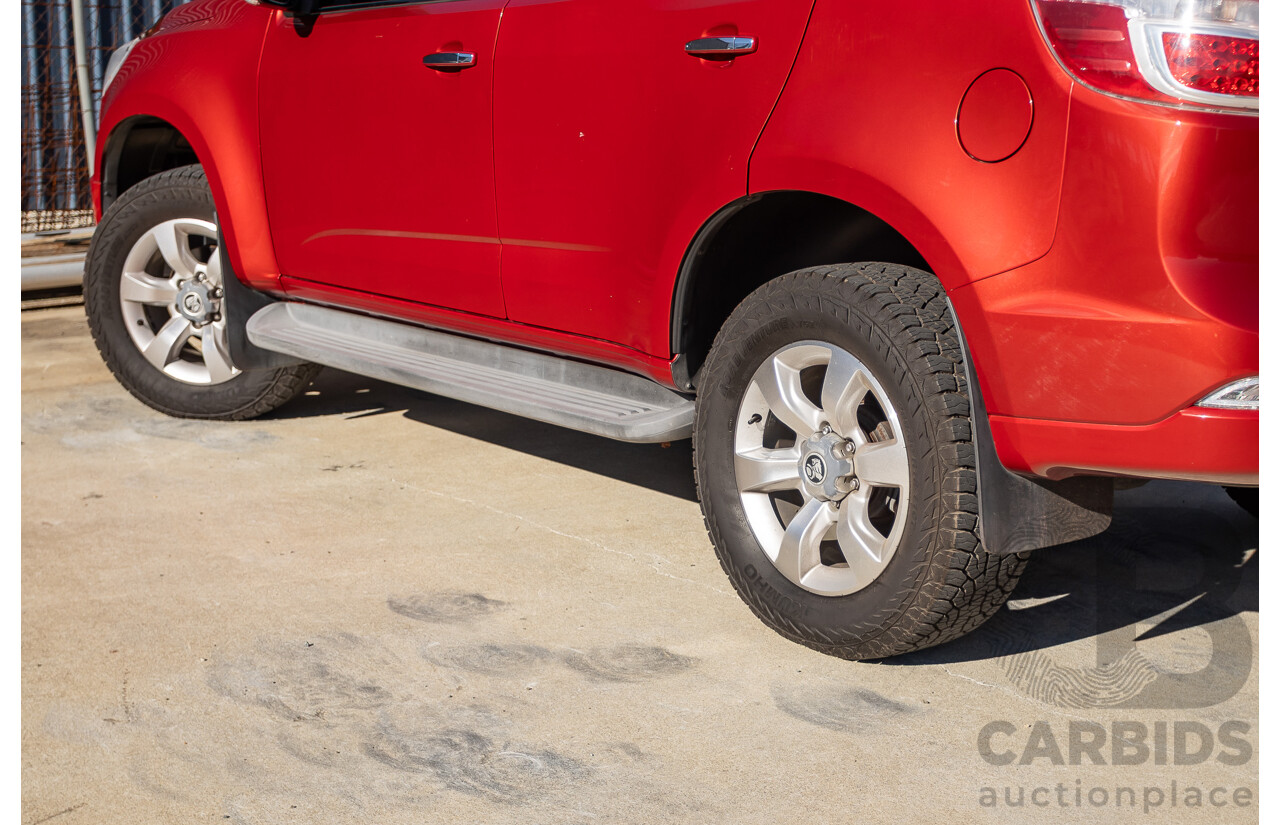 07/2015 Holden Colorado 7 LTZ (4x4) RG MY16 4D Wagon Solar Red Turbo Diesel  2.8L