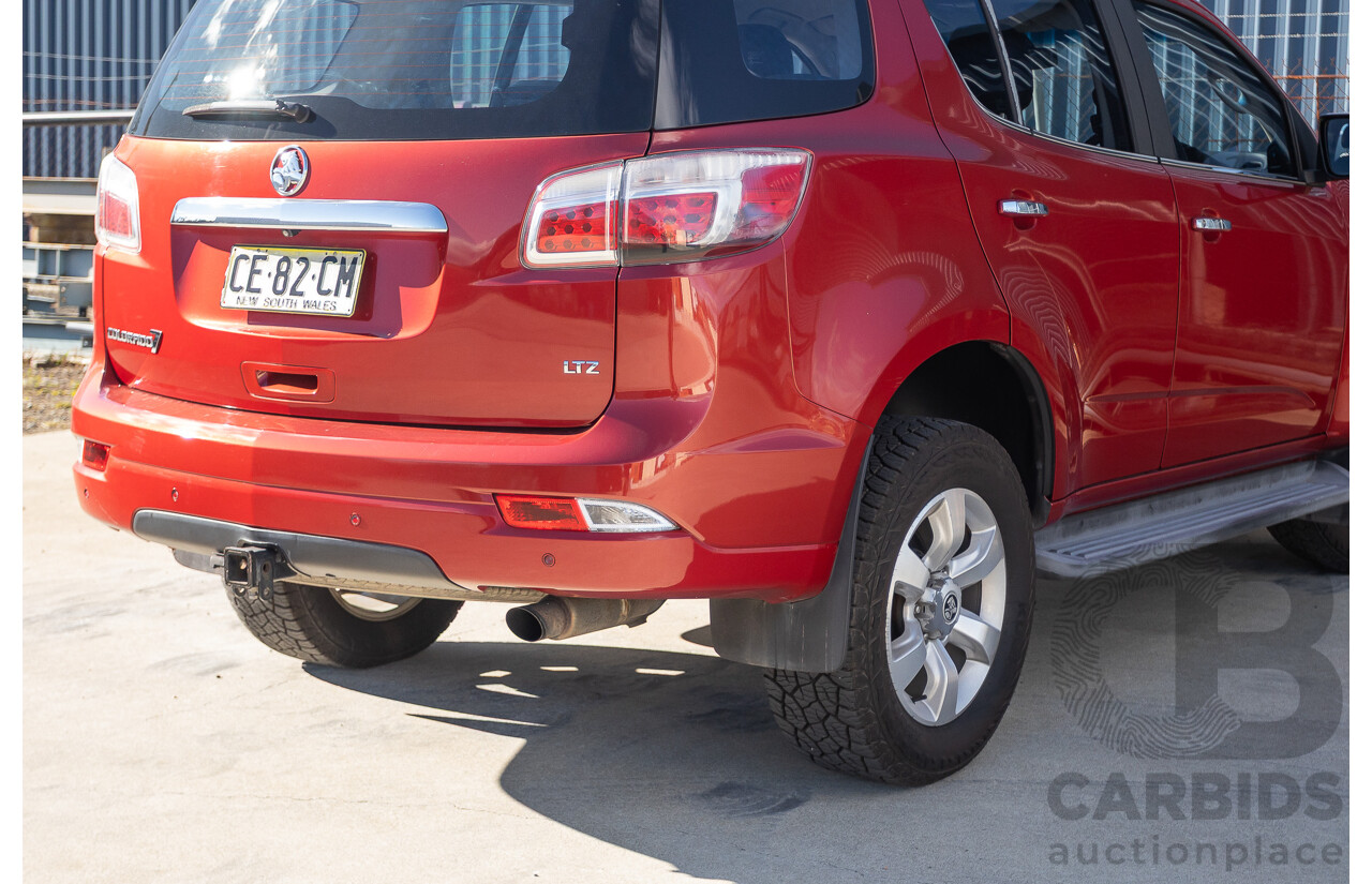 07/2015 Holden Colorado 7 LTZ (4x4) RG MY16 4D Wagon Solar Red Turbo Diesel  2.8L