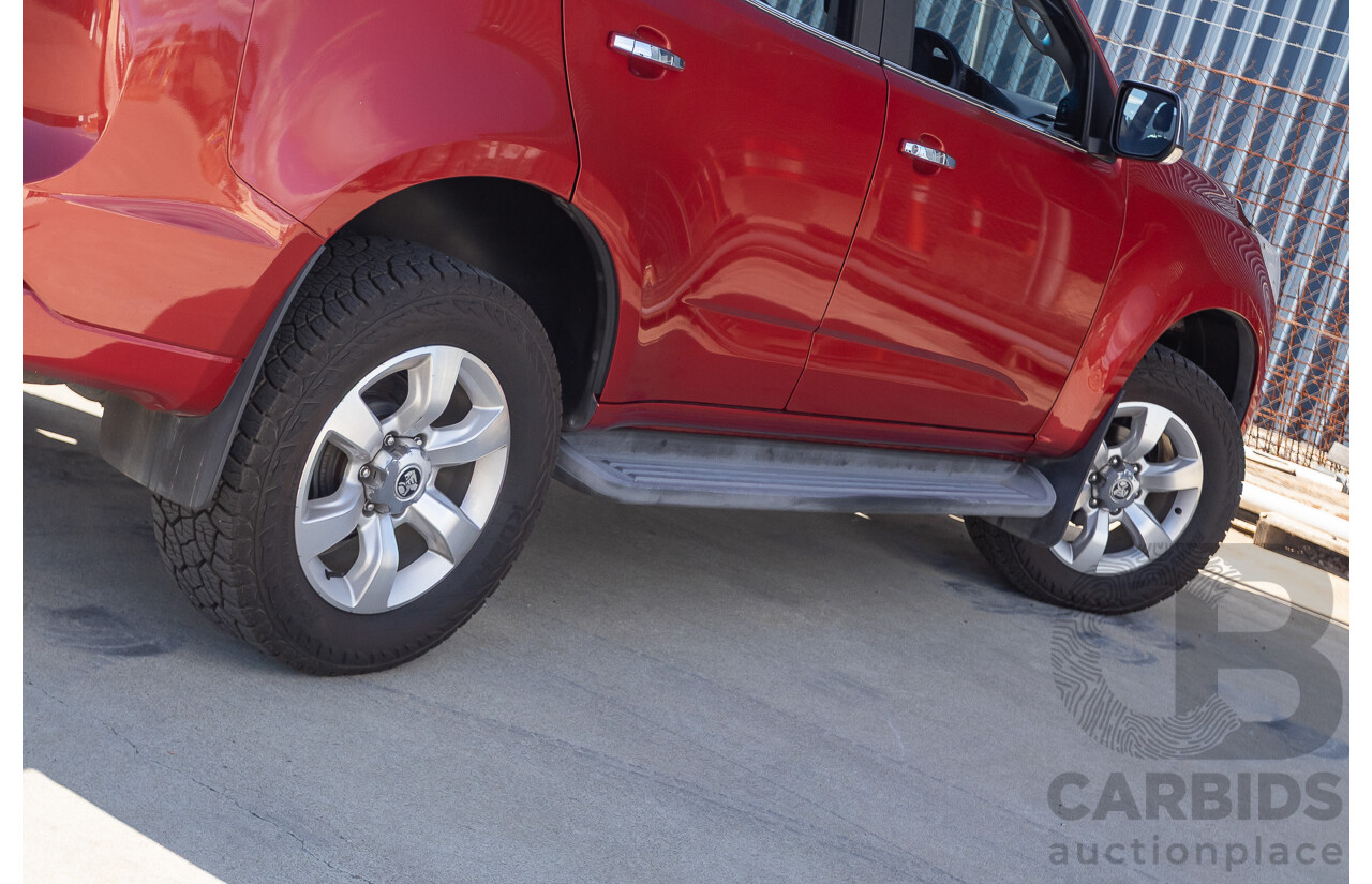 07/2015 Holden Colorado 7 LTZ (4x4) RG MY16 4D Wagon Solar Red Turbo Diesel  2.8L