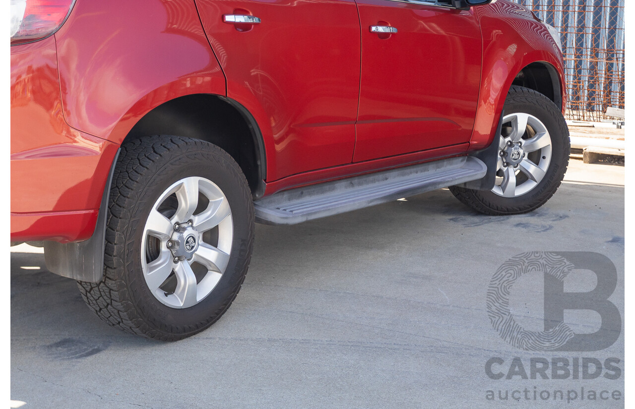 07/2015 Holden Colorado 7 LTZ (4x4) RG MY16 4D Wagon Solar Red Turbo Diesel  2.8L