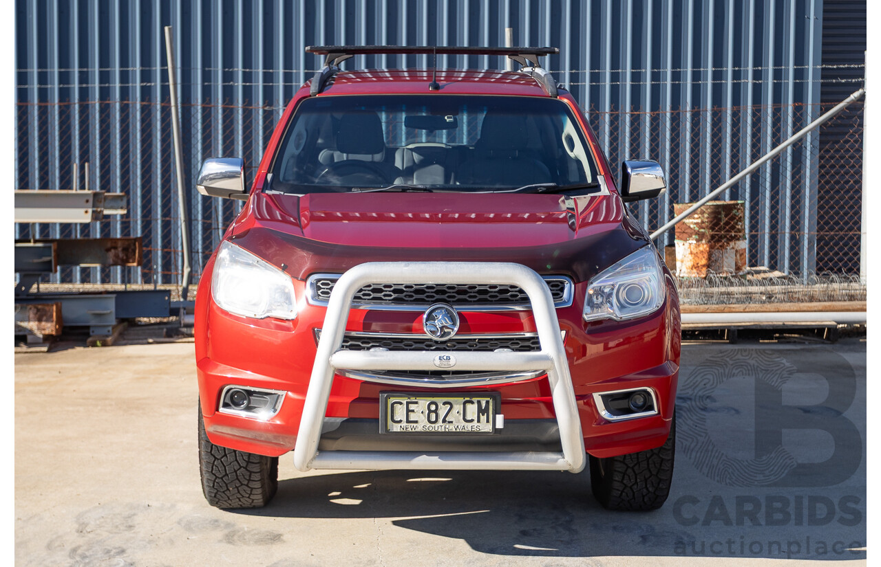 07/2015 Holden Colorado 7 LTZ (4x4) RG MY16 4D Wagon Solar Red Turbo Diesel  2.8L