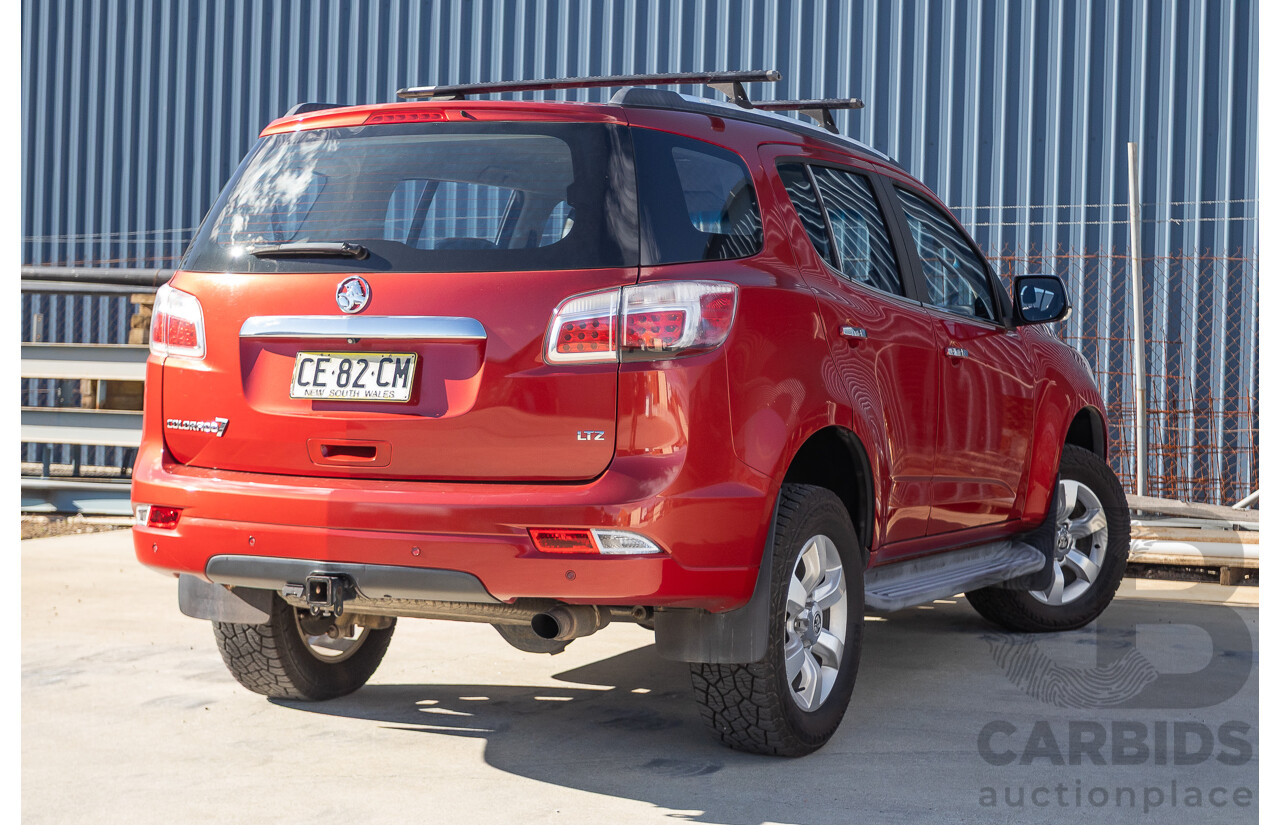 07/2015 Holden Colorado 7 LTZ (4x4) RG MY16 4D Wagon Solar Red Turbo Diesel  2.8L