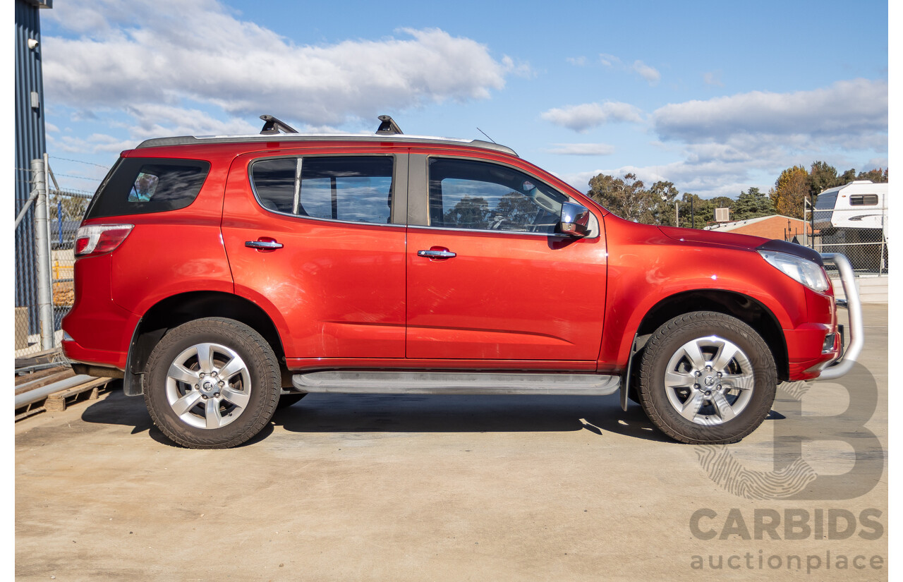 07/2015 Holden Colorado 7 LTZ (4x4) RG MY16 4D Wagon Solar Red Turbo Diesel  2.8L