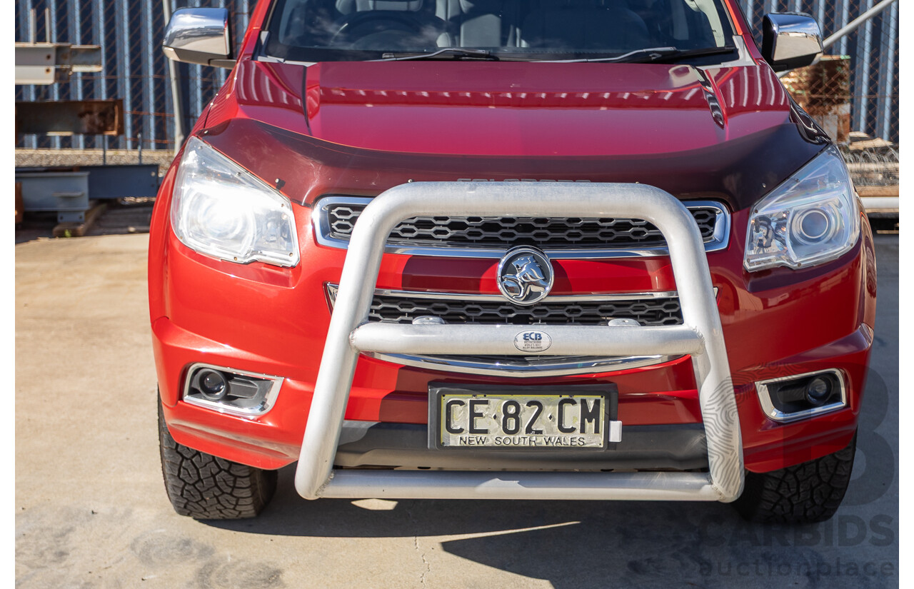 07/2015 Holden Colorado 7 LTZ (4x4) RG MY16 4D Wagon Solar Red Turbo Diesel  2.8L