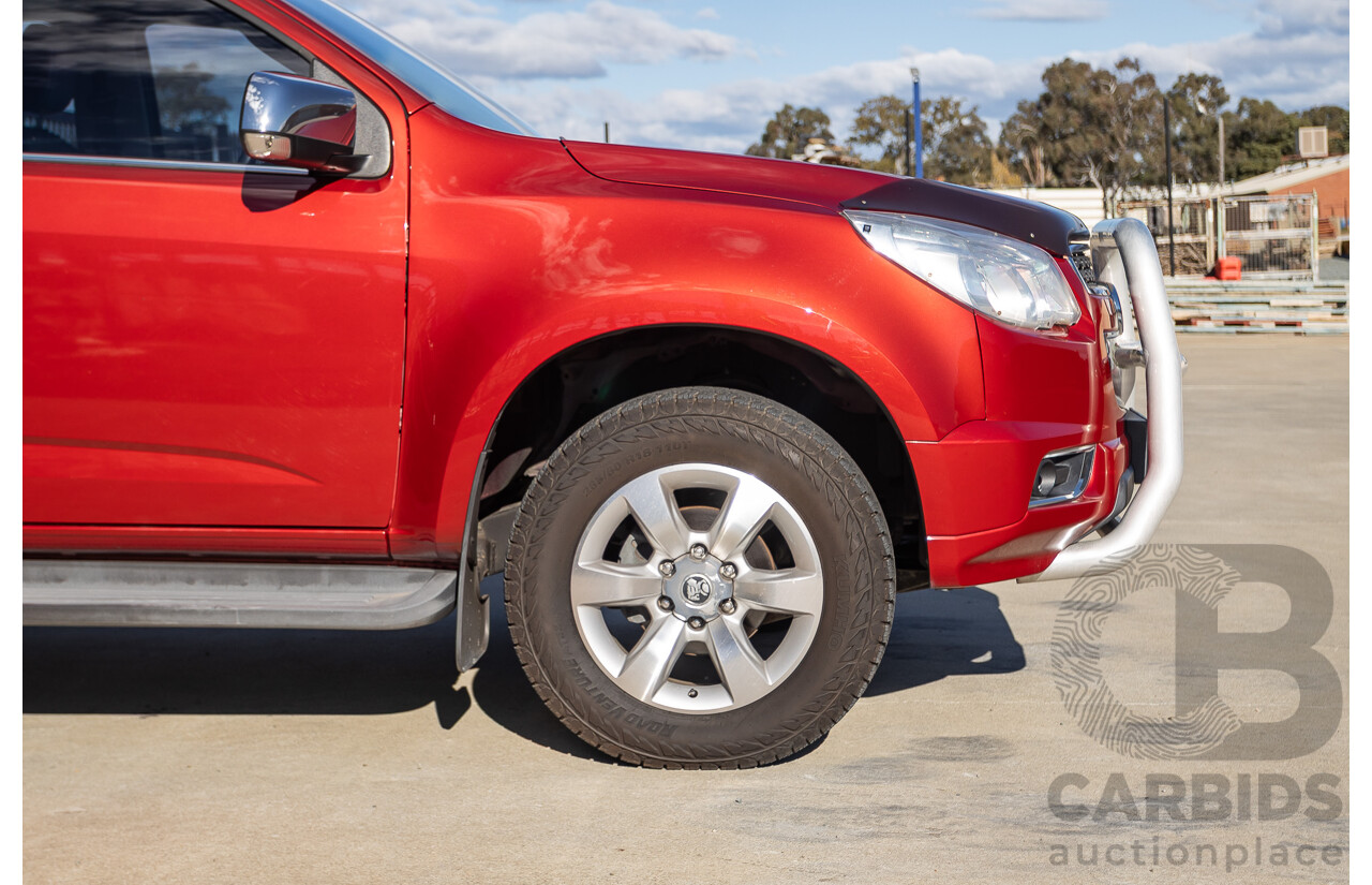 07/2015 Holden Colorado 7 LTZ (4x4) RG MY16 4D Wagon Solar Red Turbo Diesel  2.8L