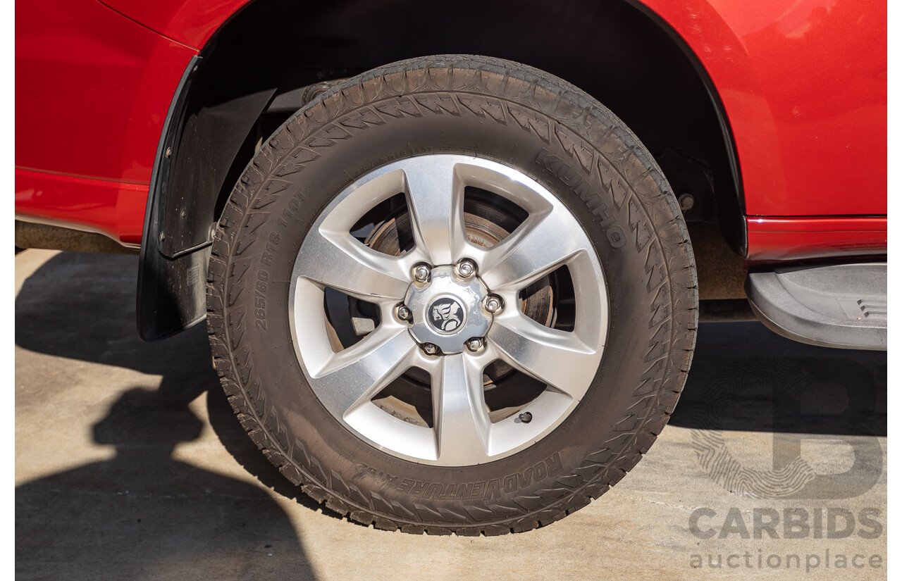 07/2015 Holden Colorado 7 LTZ (4x4) RG MY16 4D Wagon Solar Red Turbo Diesel  2.8L