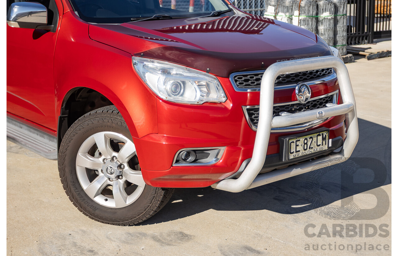 07/2015 Holden Colorado 7 LTZ (4x4) RG MY16 4D Wagon Solar Red Turbo Diesel  2.8L