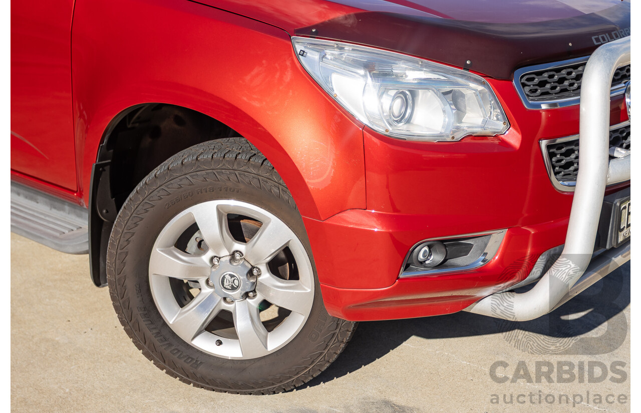07/2015 Holden Colorado 7 LTZ (4x4) RG MY16 4D Wagon Solar Red Turbo Diesel  2.8L