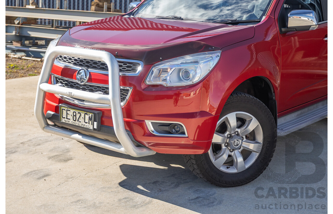 07/2015 Holden Colorado 7 LTZ (4x4) RG MY16 4D Wagon Solar Red Turbo Diesel  2.8L