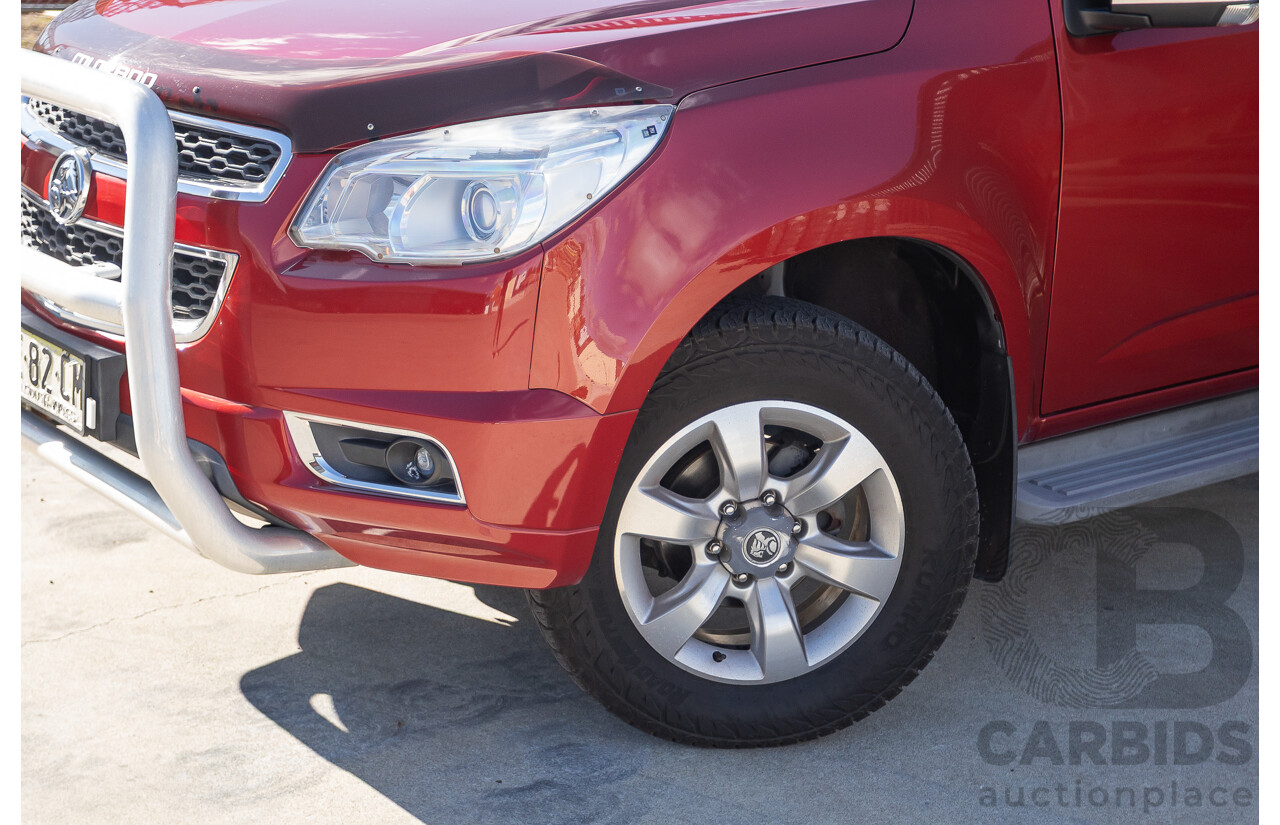 07/2015 Holden Colorado 7 LTZ (4x4) RG MY16 4D Wagon Solar Red Turbo Diesel  2.8L