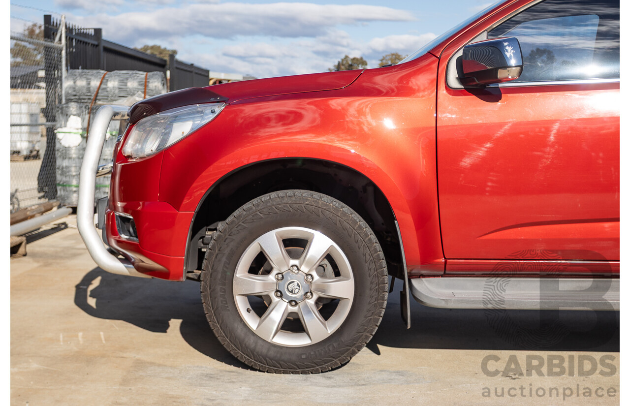 07/2015 Holden Colorado 7 LTZ (4x4) RG MY16 4D Wagon Solar Red Turbo Diesel  2.8L