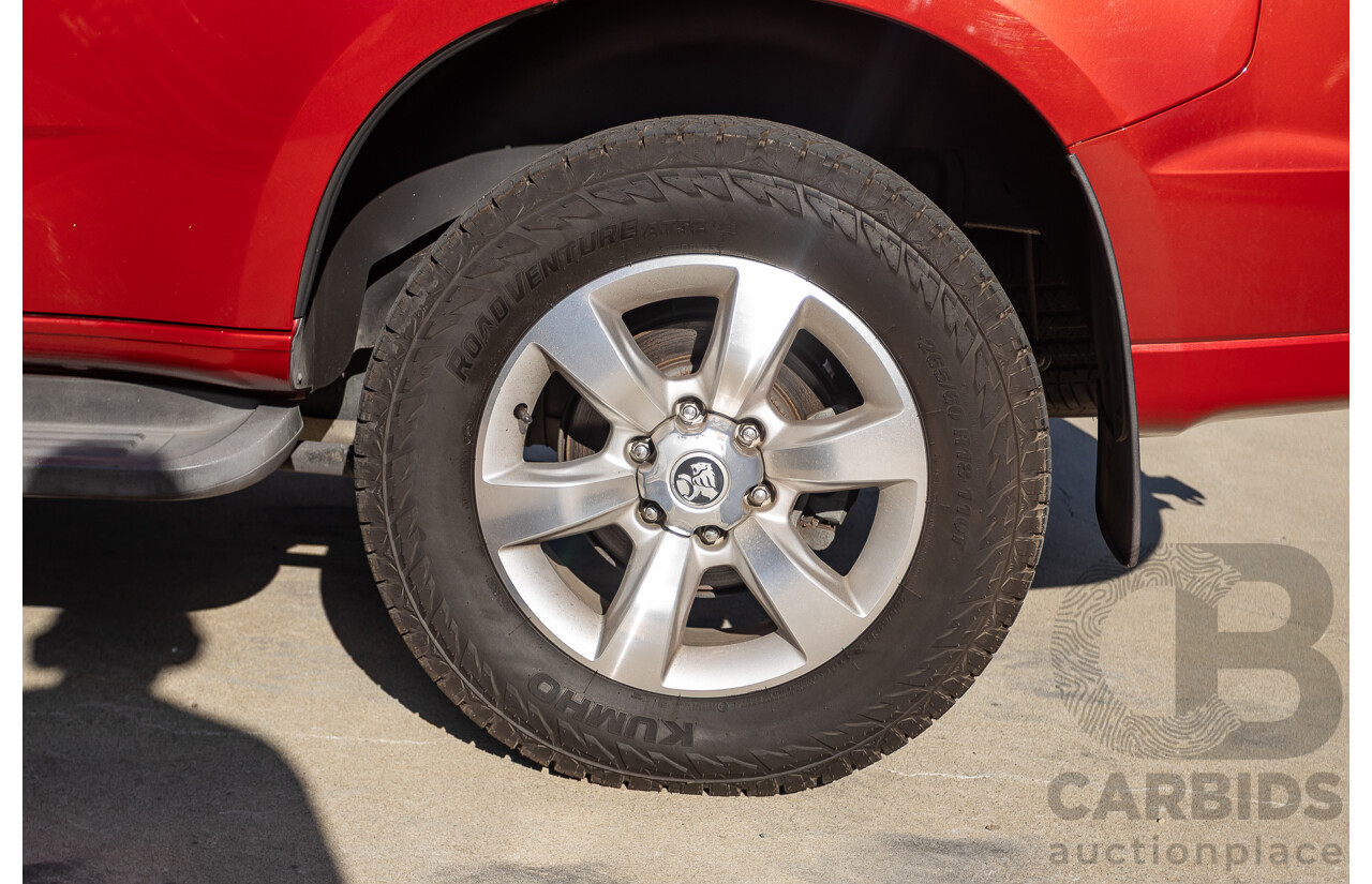 07/2015 Holden Colorado 7 LTZ (4x4) RG MY16 4D Wagon Solar Red Turbo Diesel  2.8L