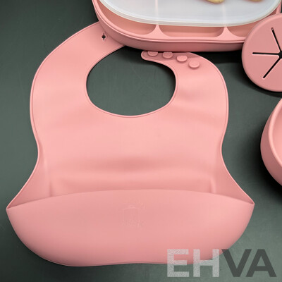 Silicone Baby Feeding Set with Gift Box - Lot of 10
