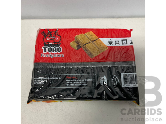 TORO Fire Lighters 24x BLOCKS - Total in 96 Packs