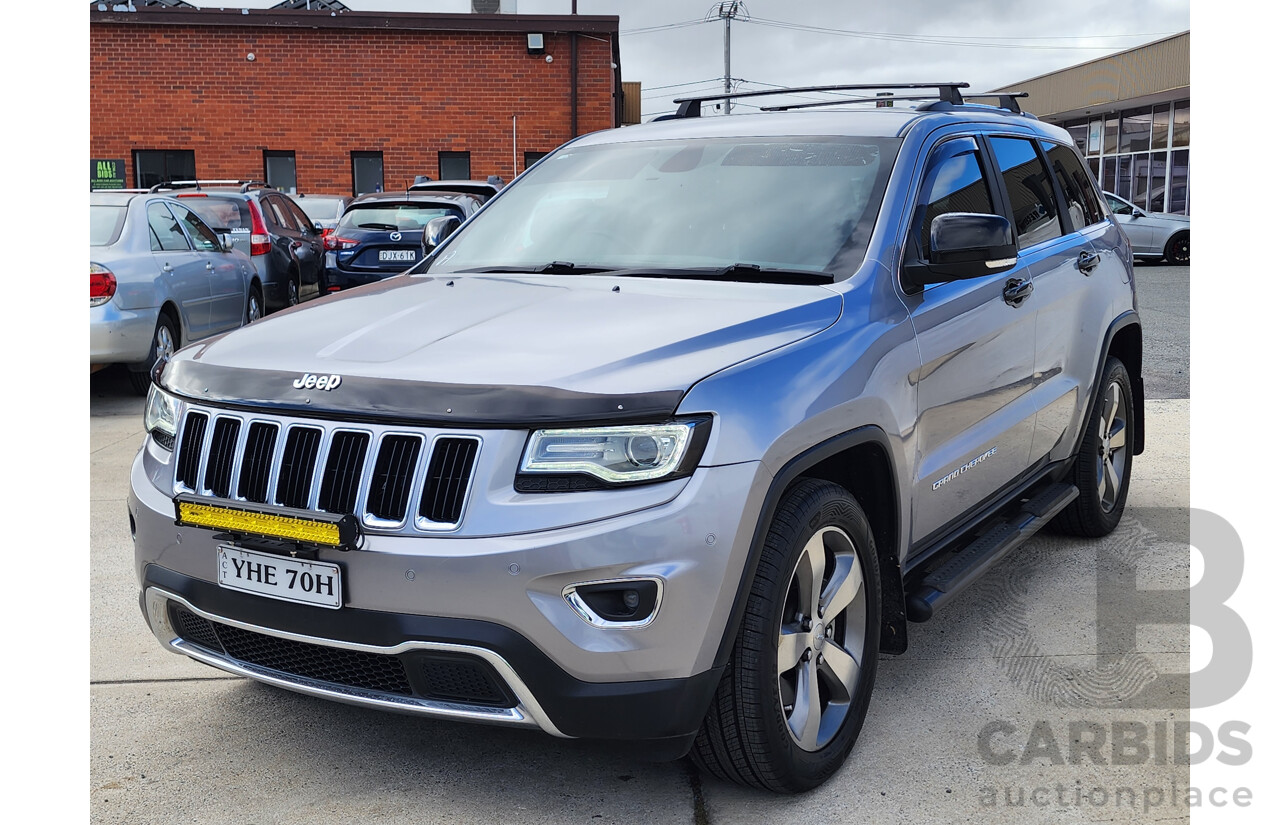5/2014 Jeep Grand Cherokee Limited (4x4) WK MY14 4d Wagon Grey 3.0L