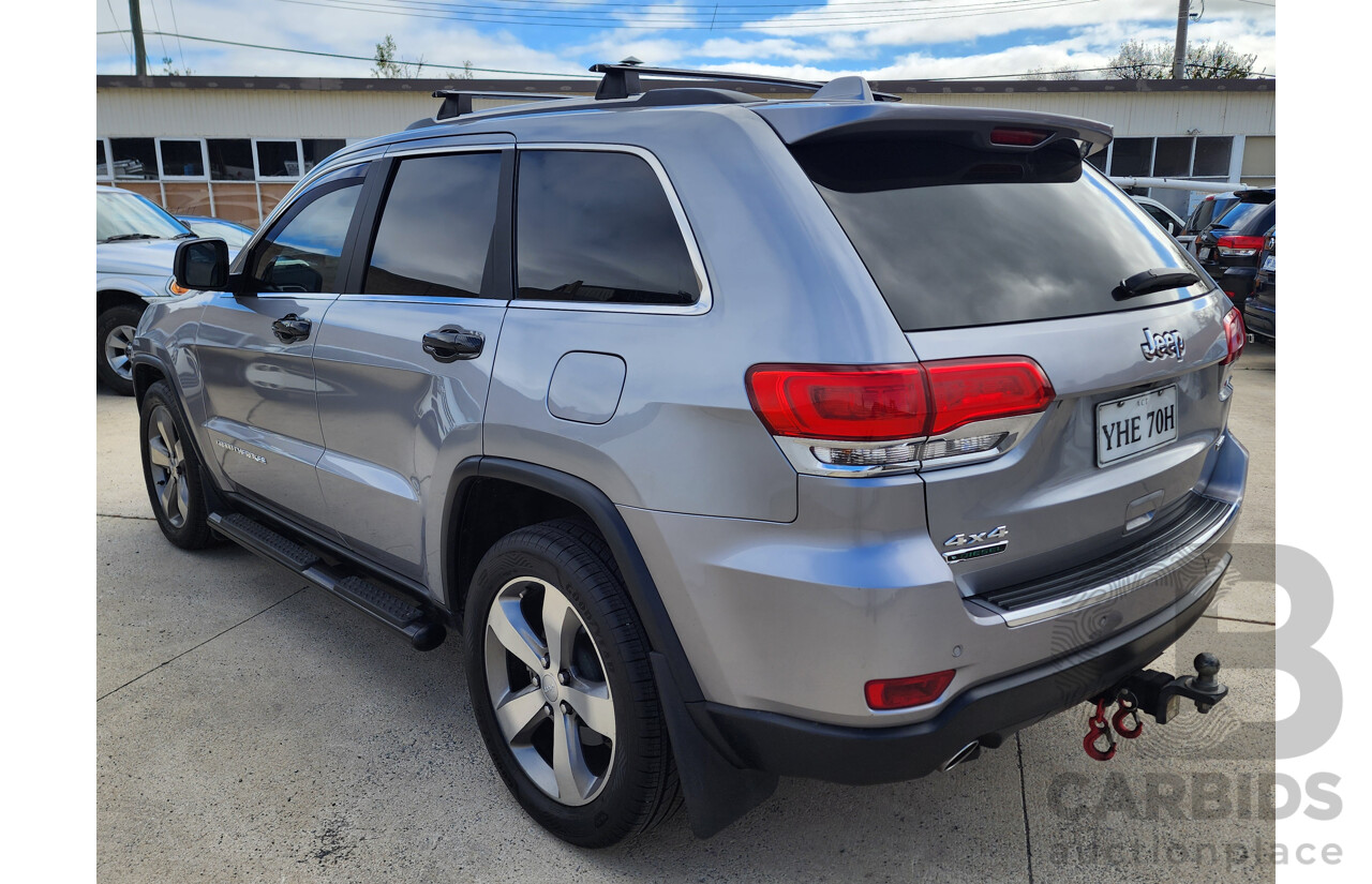 5/2014 Jeep Grand Cherokee Limited (4x4) WK MY14 4d Wagon Grey 3.0L