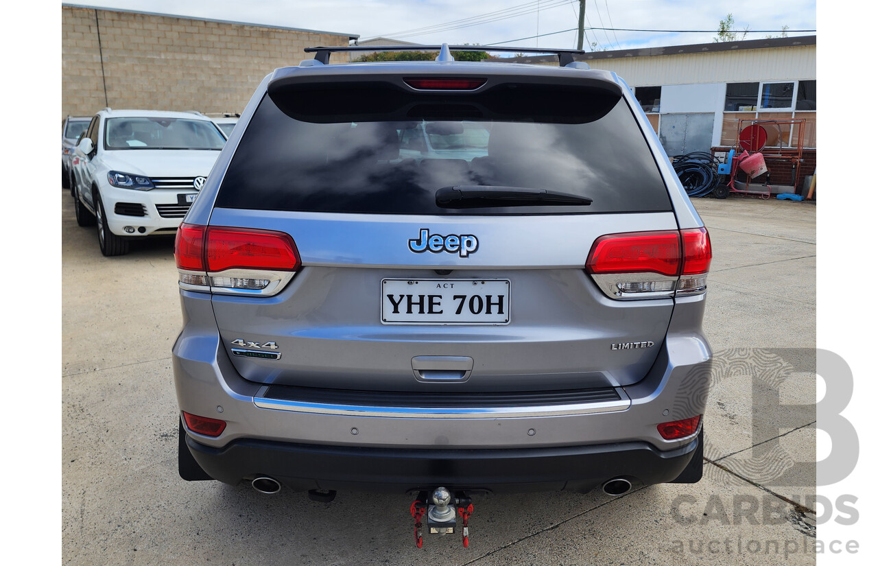 5/2014 Jeep Grand Cherokee Limited (4x4) WK MY14 4d Wagon Grey 3.0L