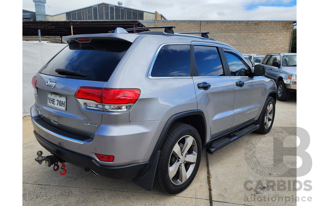 5/2014 Jeep Grand Cherokee Limited (4x4) WK MY14 4d Wagon Grey 3.0L