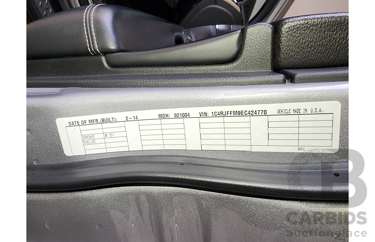 5/2014 Jeep Grand Cherokee Limited (4x4) WK MY14 4d Wagon Grey 3.0L