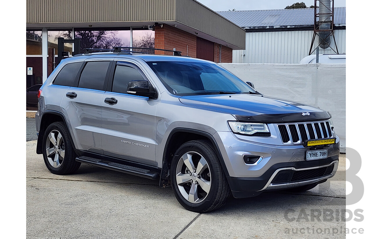5/2014 Jeep Grand Cherokee Limited (4x4) WK MY14 4d Wagon Grey 3.0L