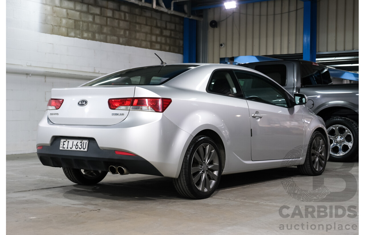 05/2012 Kia Cerato KOUP Si (FWD) TD MY12 2D Coupe Silver 2.0L