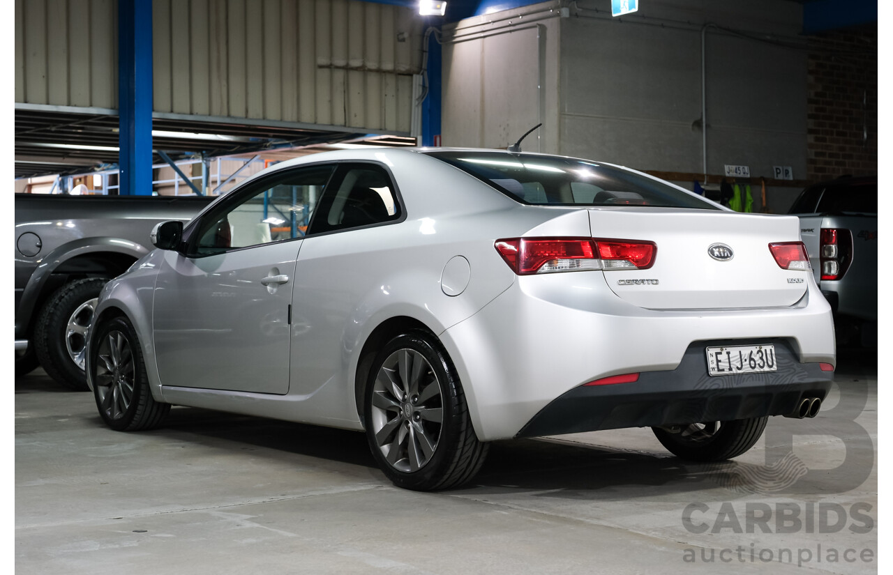 05/2012 Kia Cerato KOUP Si (FWD) TD MY12 2D Coupe Silver 2.0L
