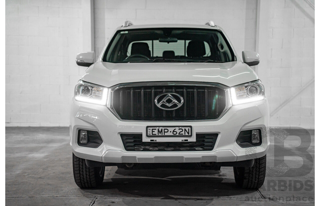 02/2021 LDV T60 Pro (4x4) SK8C Double Cab Utility Blanc White Turbo Diesel 2.8L