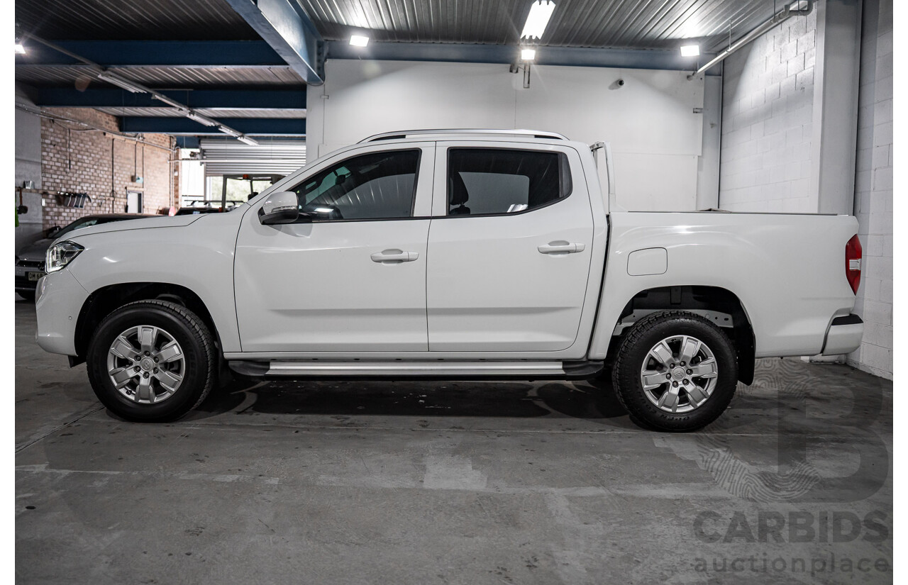 02/2021 LDV T60 Pro (4x4) SK8C Double Cab Utility Blanc White Turbo Diesel 2.8L