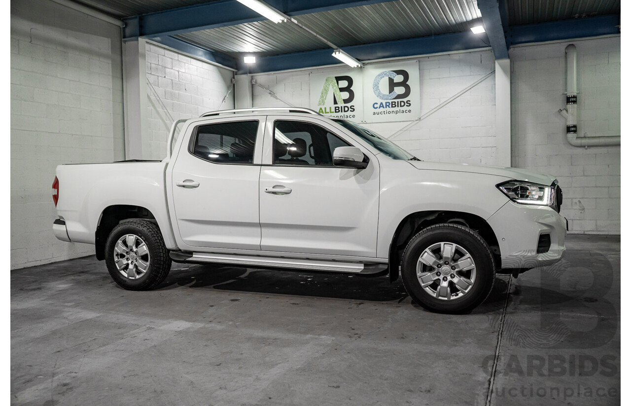 02/2021 LDV T60 Pro (4x4) SK8C Double Cab Utility Blanc White Turbo Diesel 2.8L