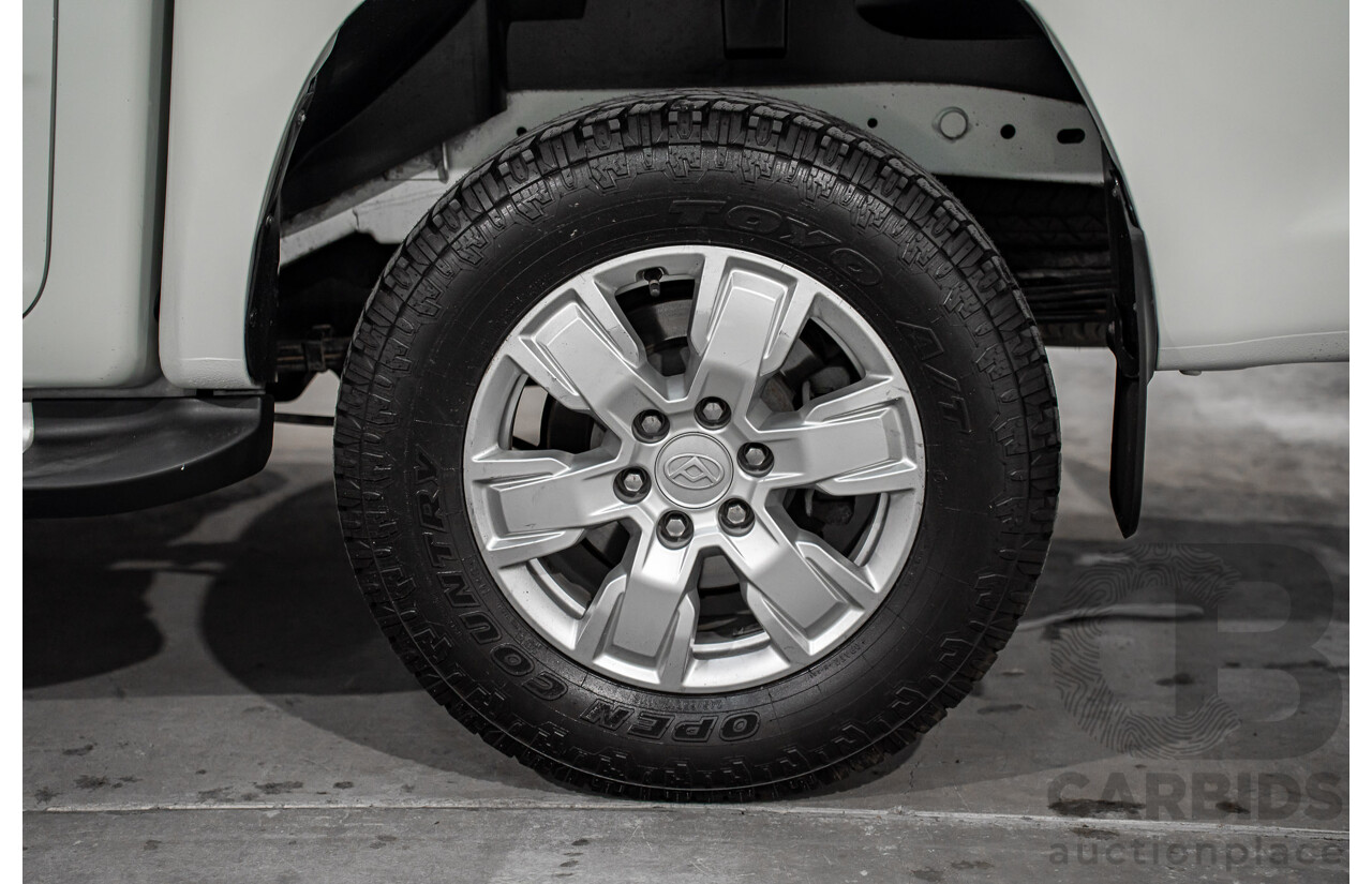 02/2021 LDV T60 Pro (4x4) SK8C Double Cab Utility Blanc White Turbo Diesel 2.8L