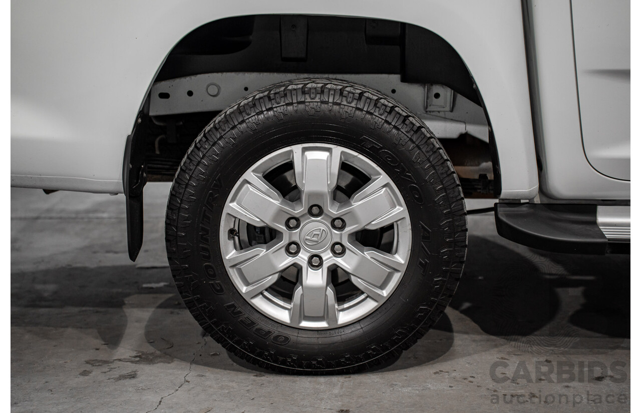 02/2021 LDV T60 Pro (4x4) SK8C Double Cab Utility Blanc White Turbo Diesel 2.8L