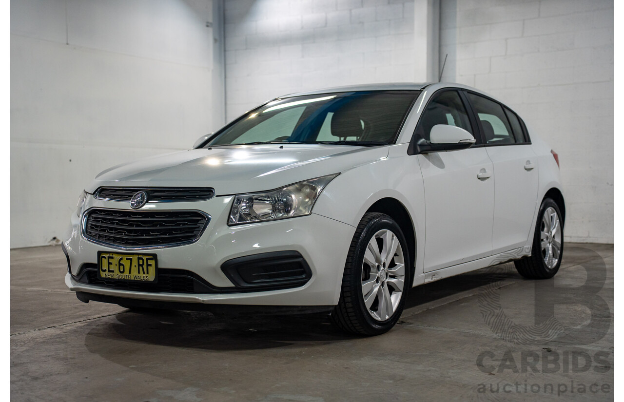 08/2015 Holden Cruze CD FWD JH MY16 4D Sportwagon White 1.8L